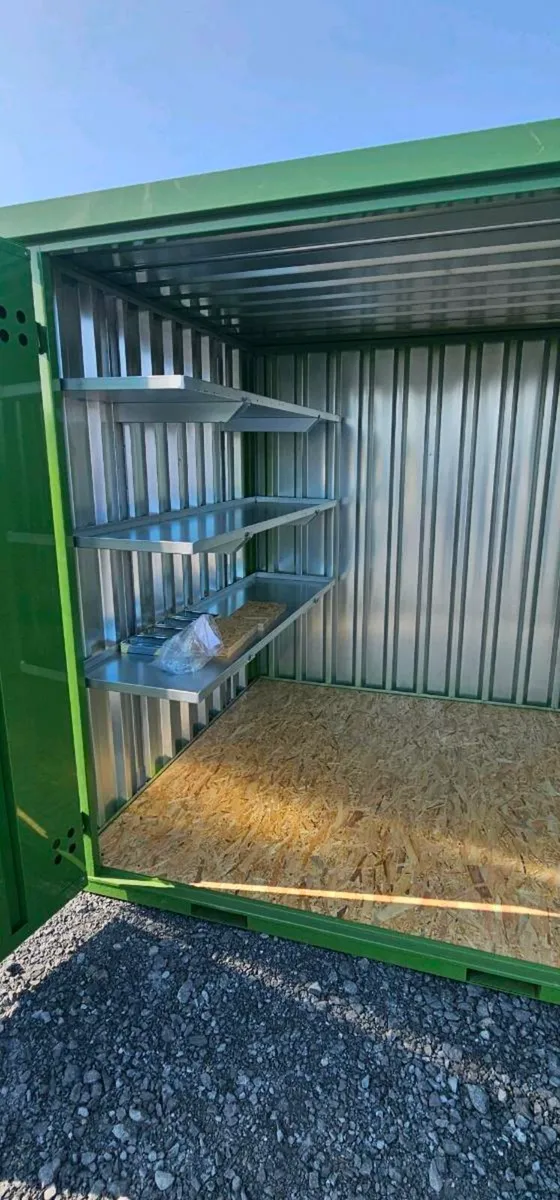 Steel shed,  practical storage,  flatpack containe - Image 3