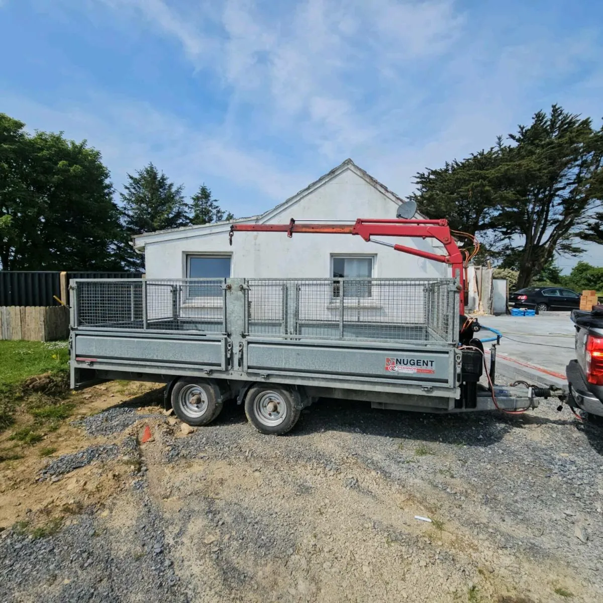 14ft nugent trailer with 750 kg crane - Image 2