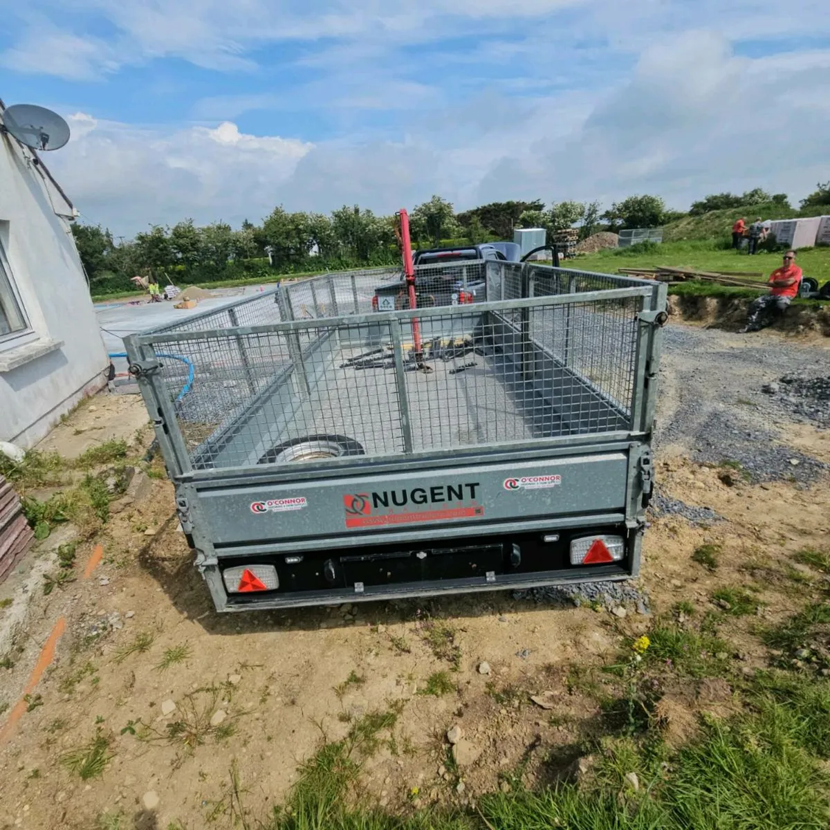 14ft nugent trailer with 750 kg crane - Image 3