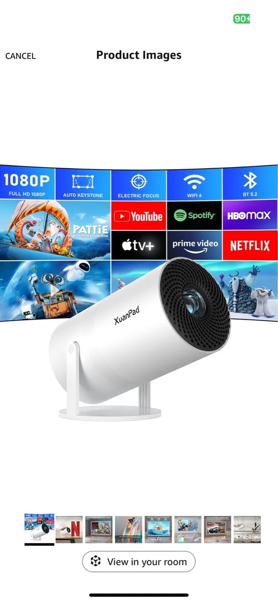 XuanPad 1080P Supported Portable Projector - Image 1