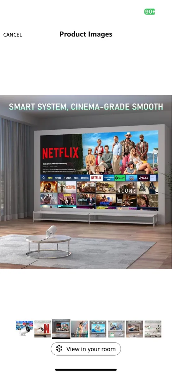 XuanPad 1080P Supported Portable Projector - Image 2