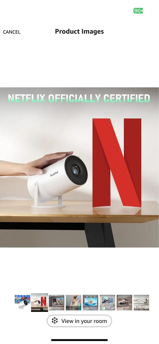 XuanPad 1080P Supported Portable Projector - Image 4