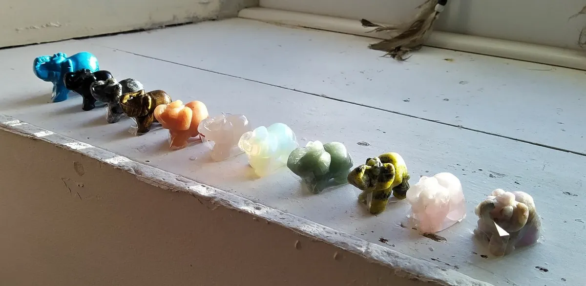 Gemstone Figurines