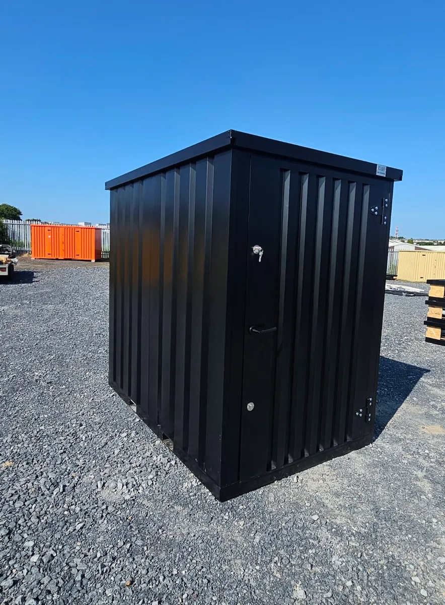Flatpack storage units, heavy-duty steel shed - Image 3