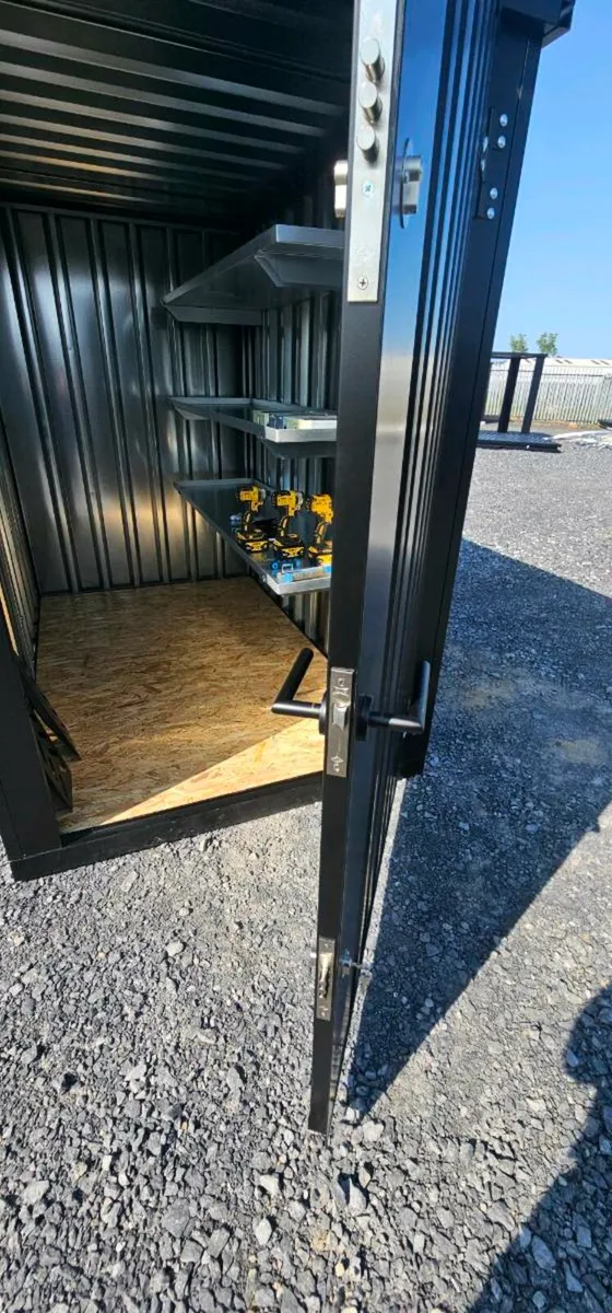 Flatpack storage units, heavy-duty steel shed - Image 4