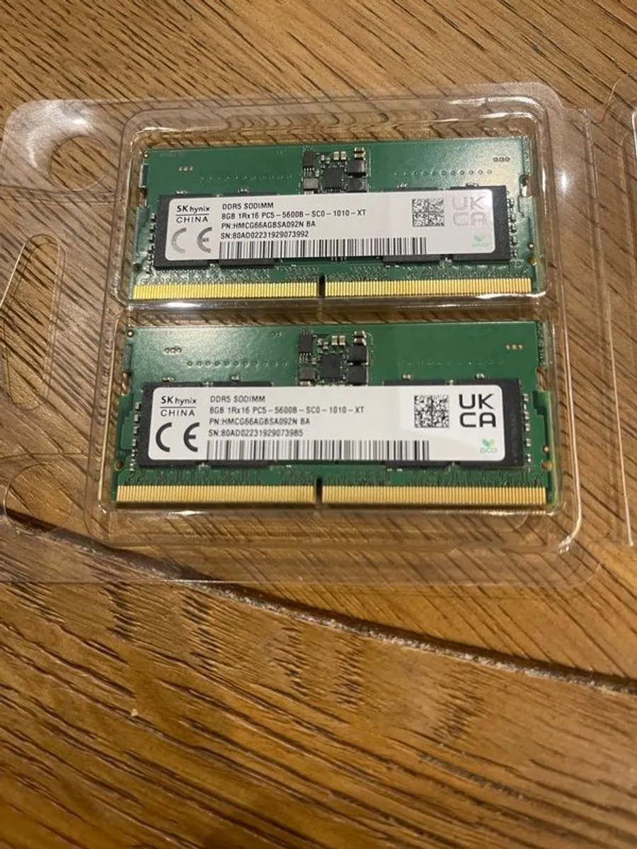 16 (2 X 8gb) Sk Hynix Ram Memory - Image 1