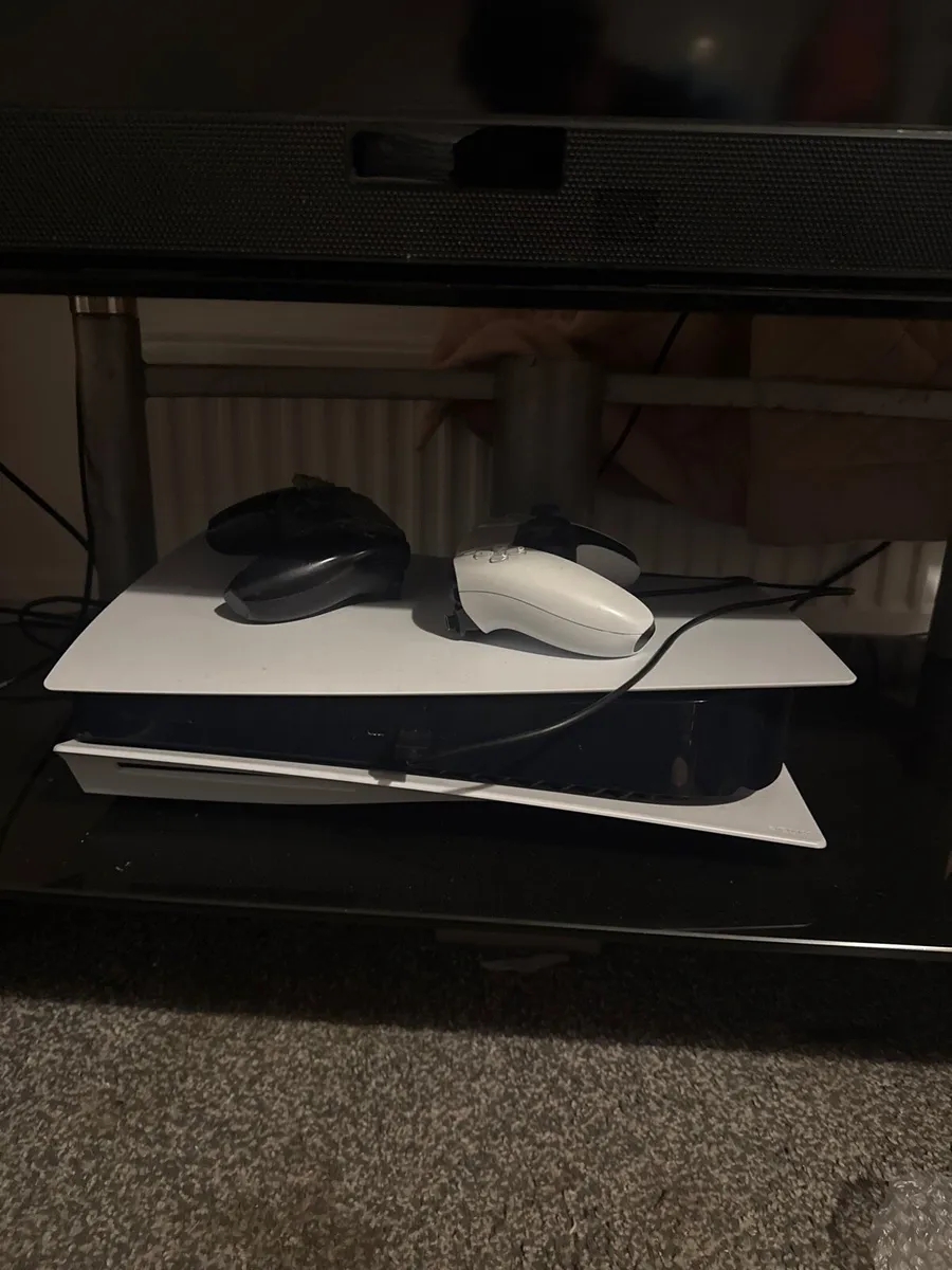 PS5 Disc Console + Two Controllers