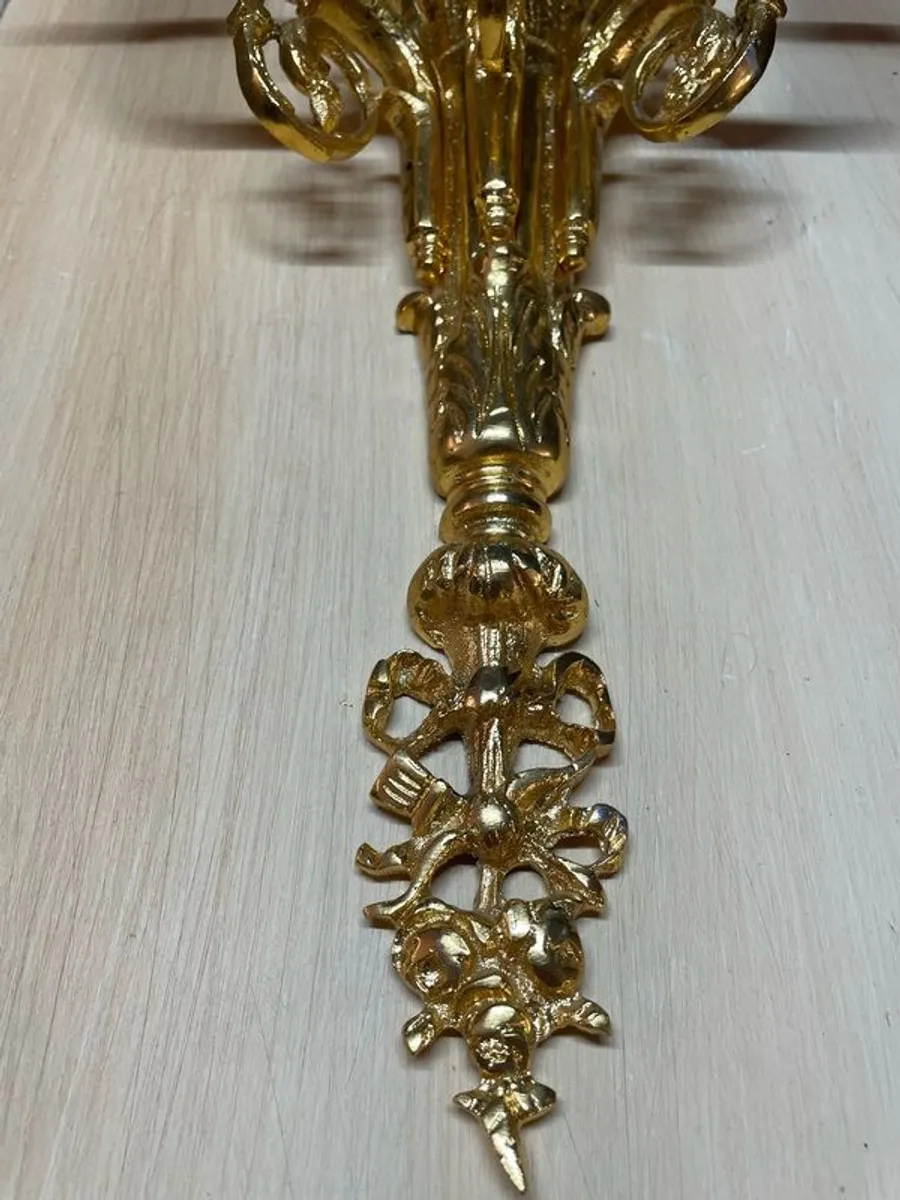 Beautiful Pair of Large French Wall Lights - Image 3