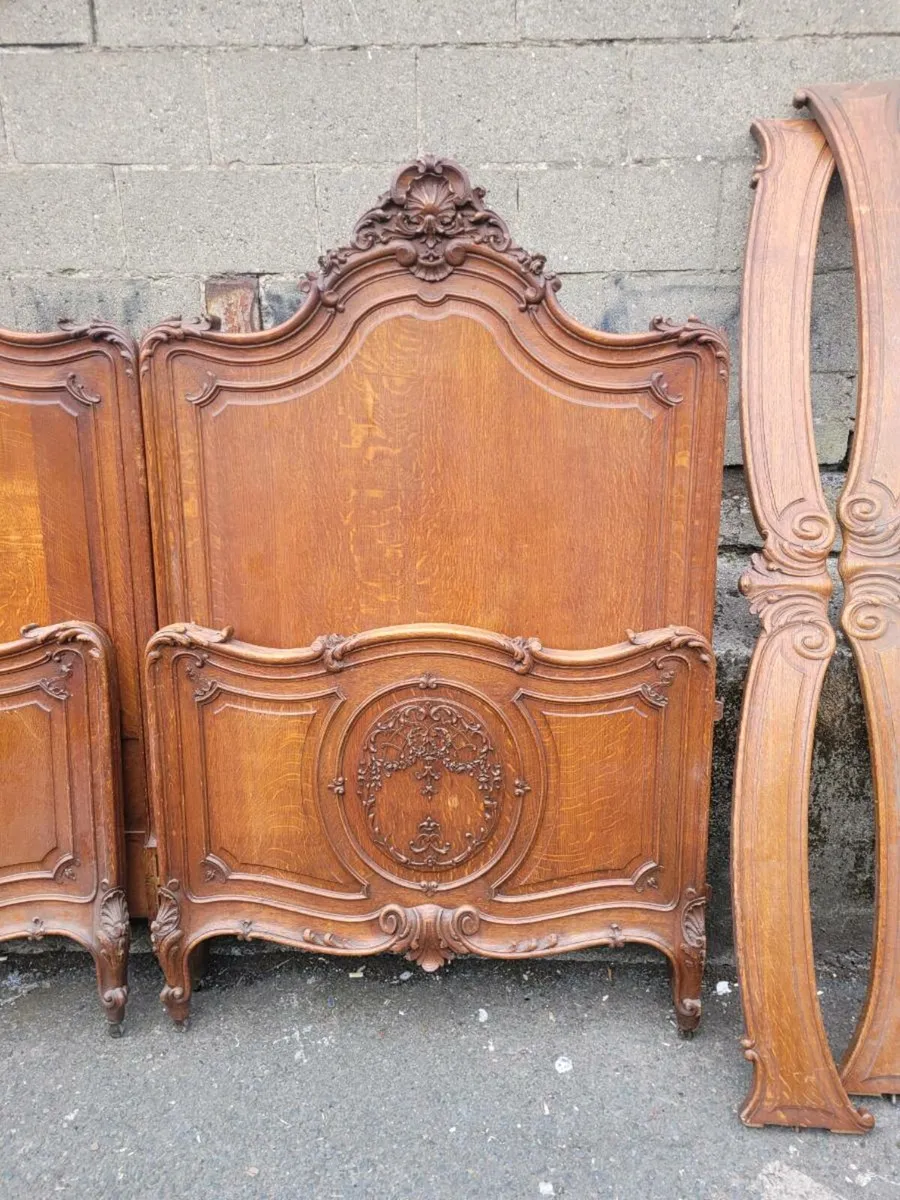 French Super king bed frame 200/200 cm. - Image 2