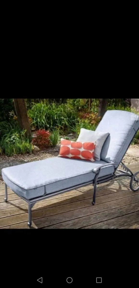 *SALE* New Hartman Antique Grey Sun Lounger x 2 - Image 1