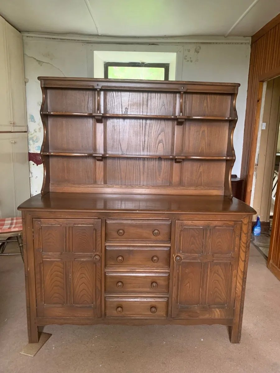 Oak kitchen hutch - Image 2