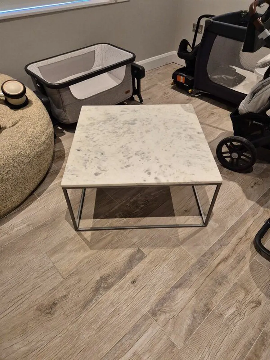 Marble Square Coffee Table - Image 1