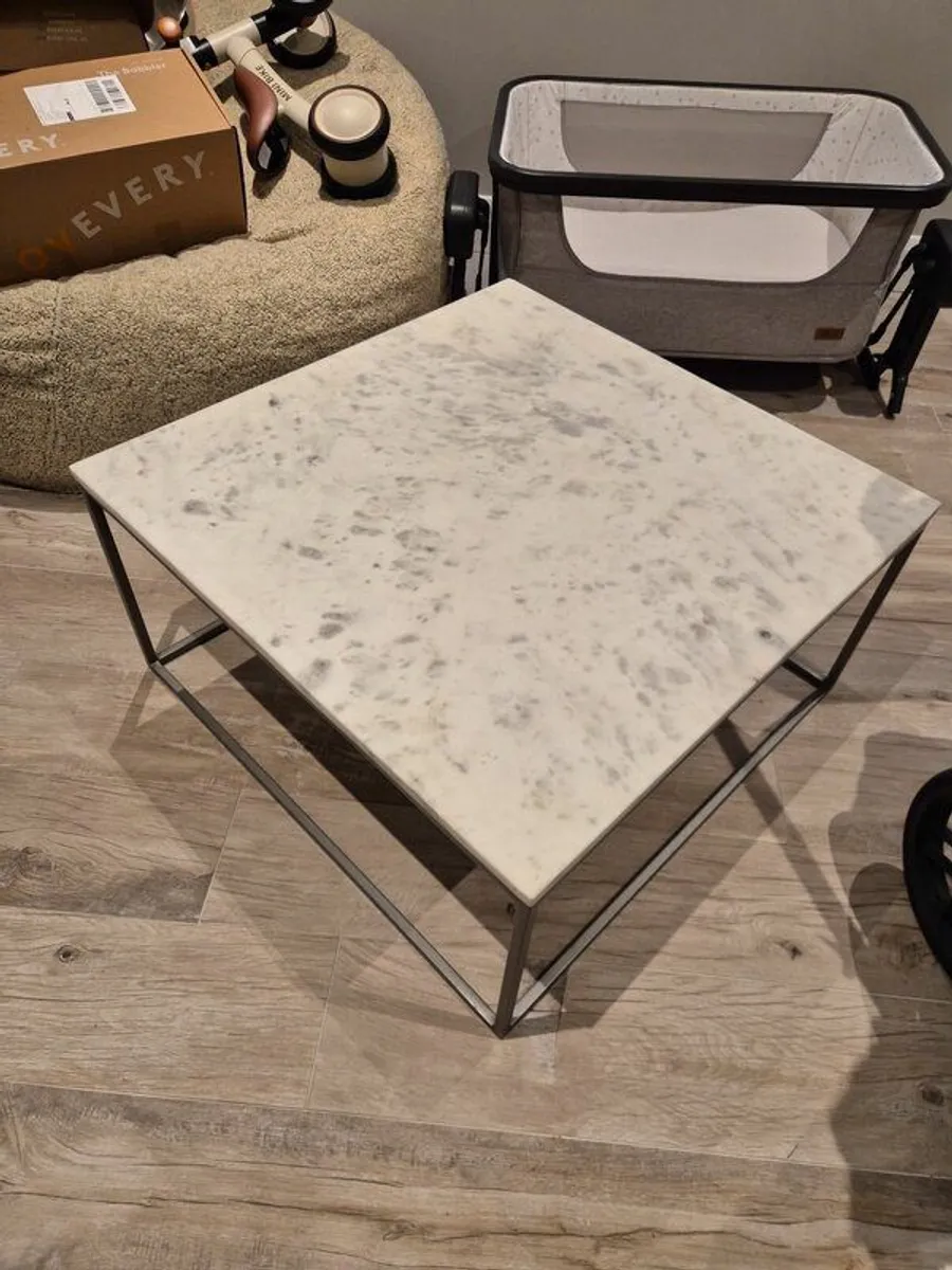 Marble Square Coffee Table - Image 2