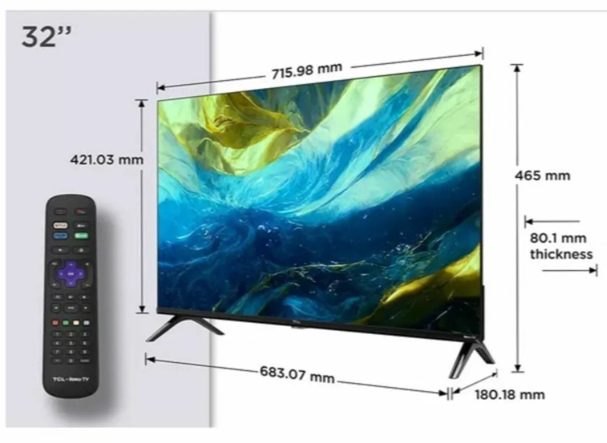 Brand new TCL RS550k 32" Led Full HD HDR Smart TV - Image 3