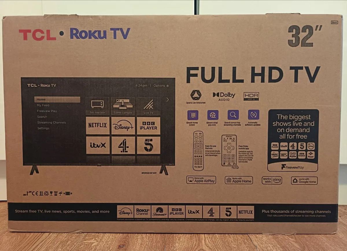 Brand new TCL RS550k 32" Led Full HD HDR Smart TV - Image 4
