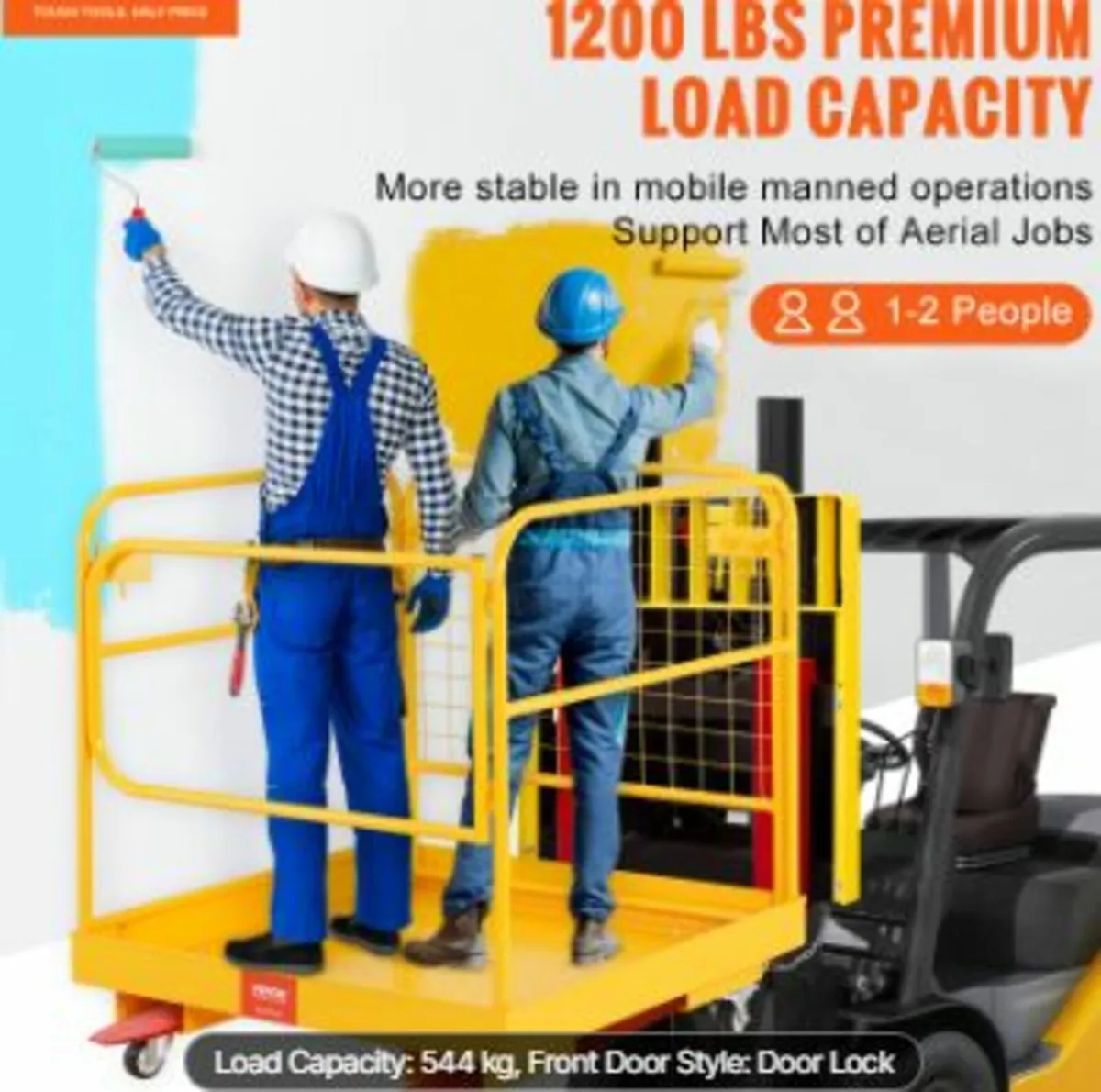 Forklift Safety Cage, 1200 lbs Load - Image 2
