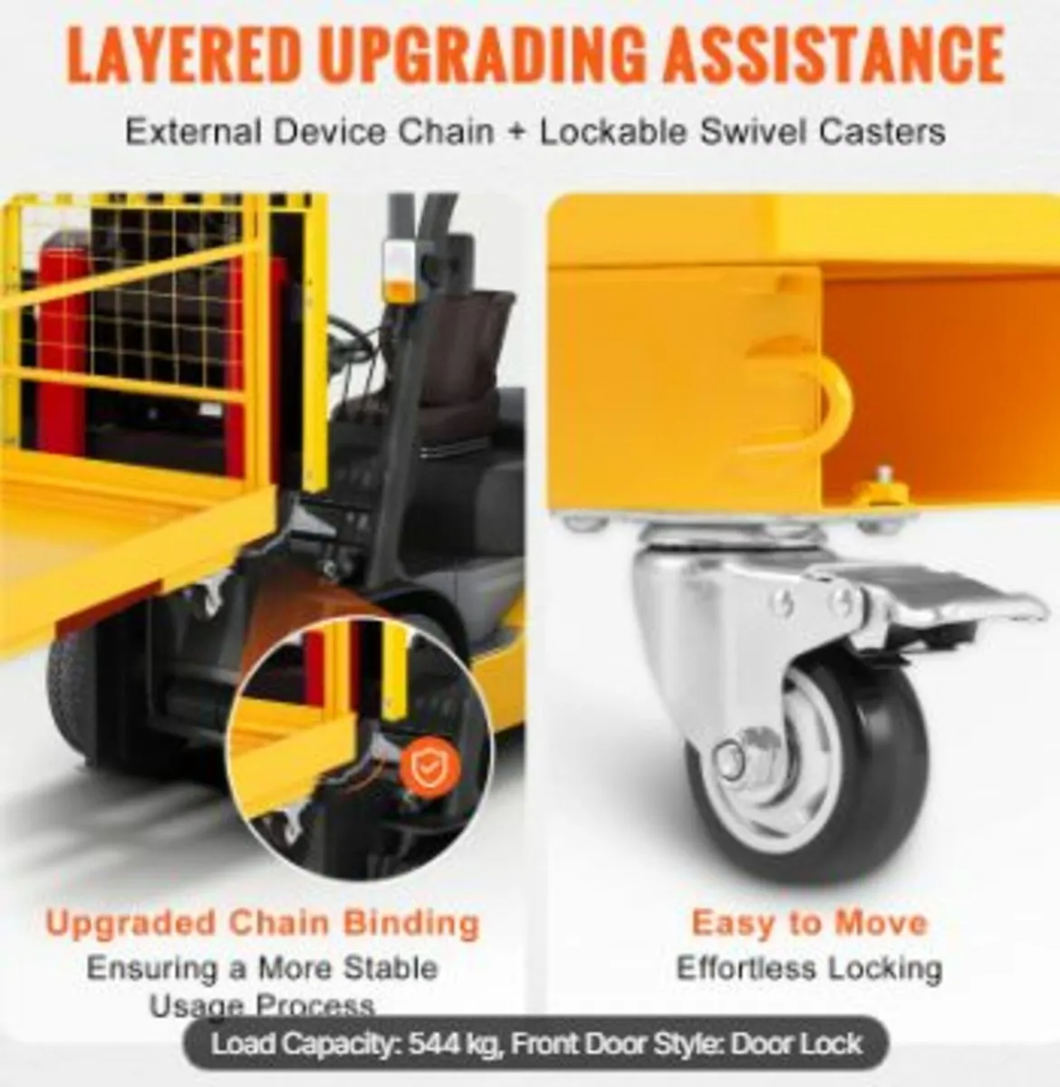 Forklift Safety Cage, 1200 lbs Load - Image 4