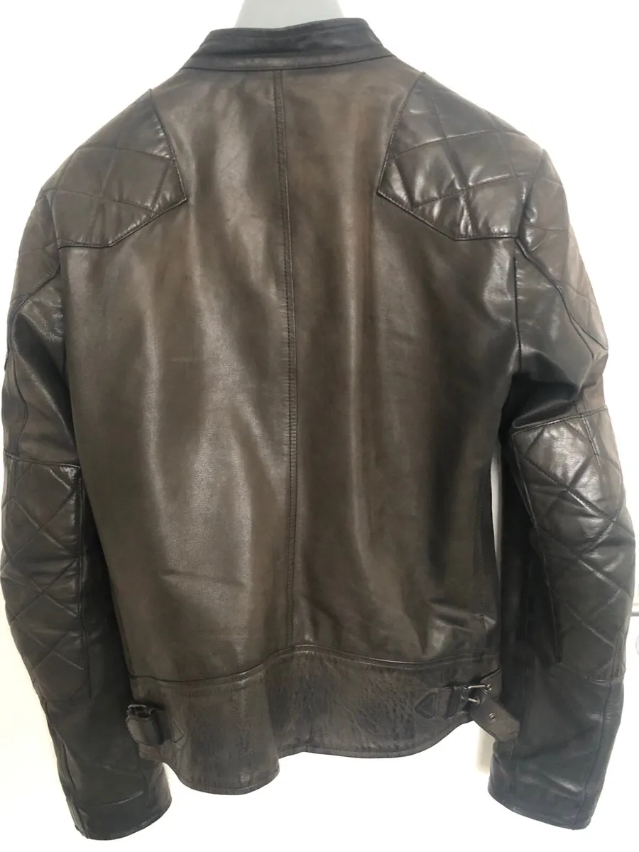 Men's Belstaff Outlaw Leather Jacket - Image 2