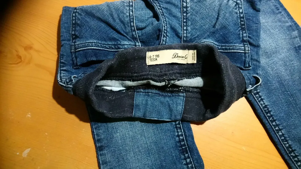 Denim - boys jeans trousers - pants age 6-7 years - Image 1