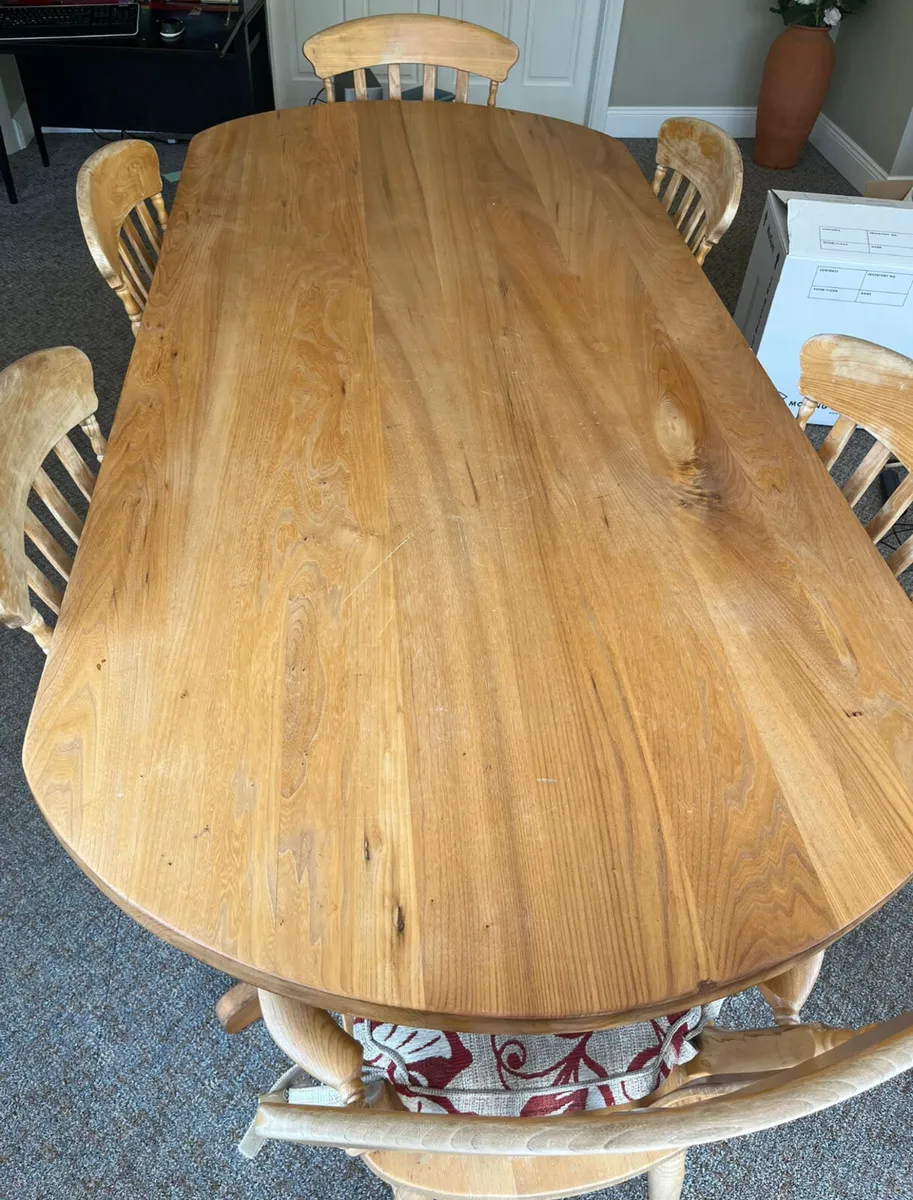Dining Table + 6 Chairs - Quick Sale Needed - Image 1
