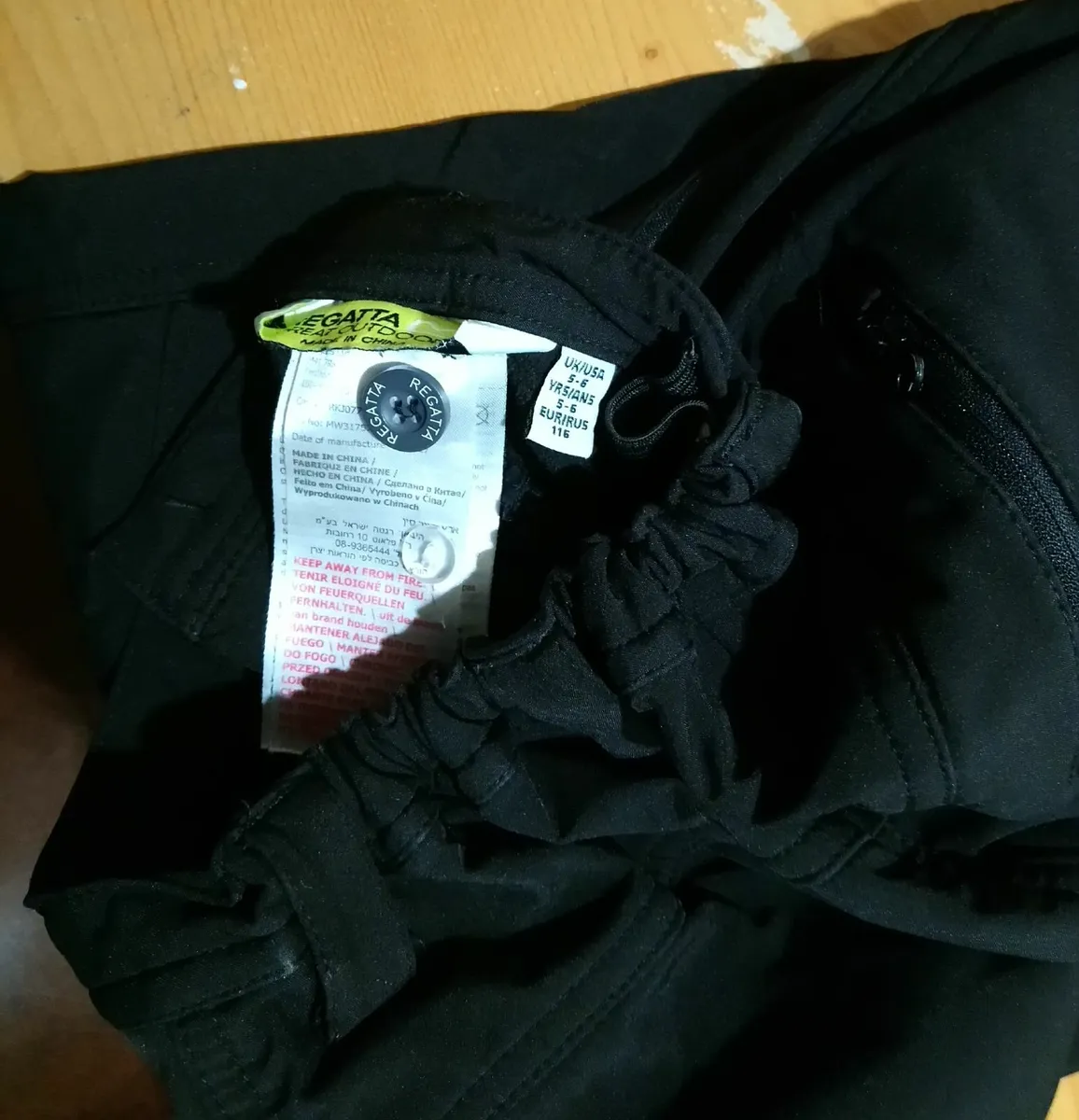 Regatta windproof windshell trekking pants trouser - Image 4
