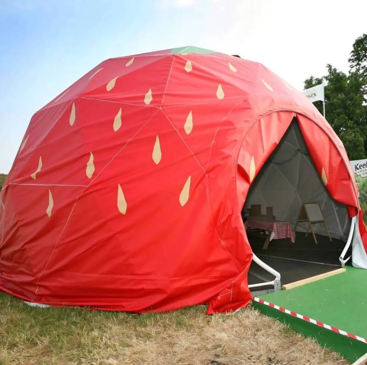 Giant Strawberry Dome 30sqm