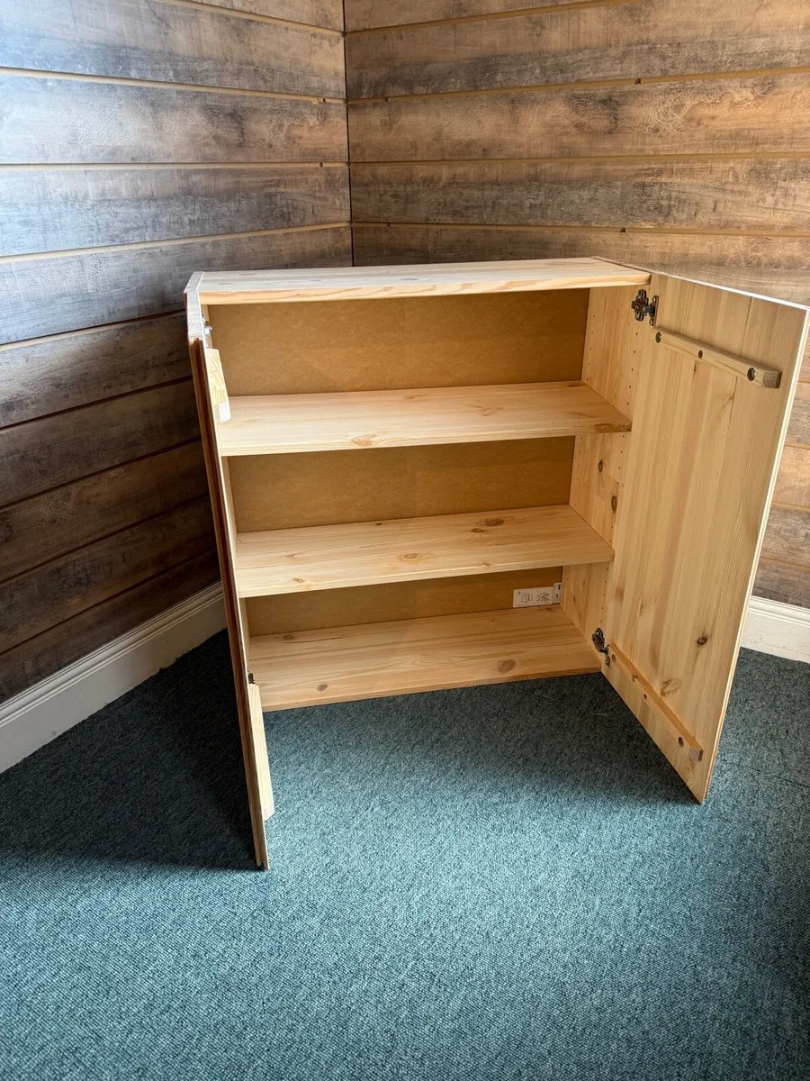 Cabinet, pine, 80x30x83 cm (12 pieces) - Image 4