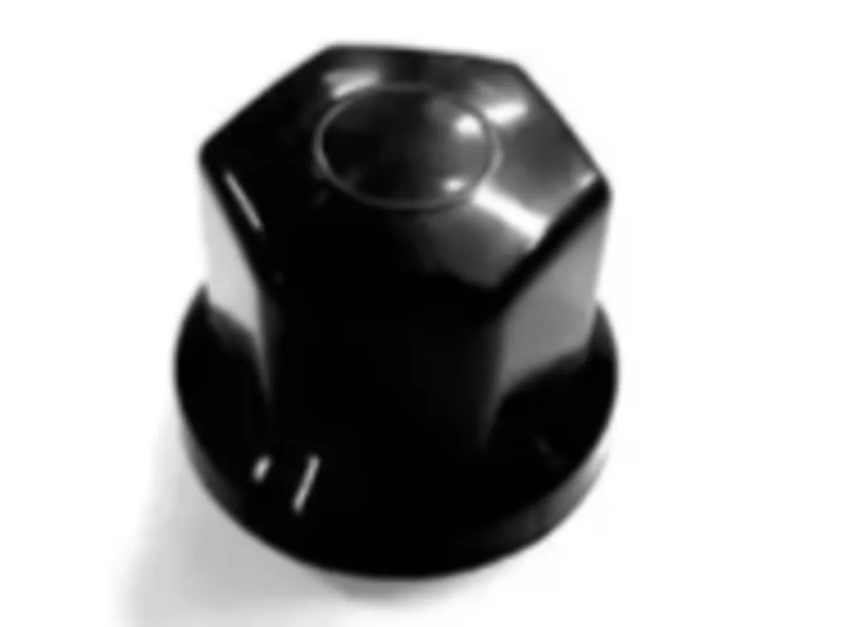 32MM BLACK WHEEL NUT CAP BY BAG OF 10 (SERTPLAS)