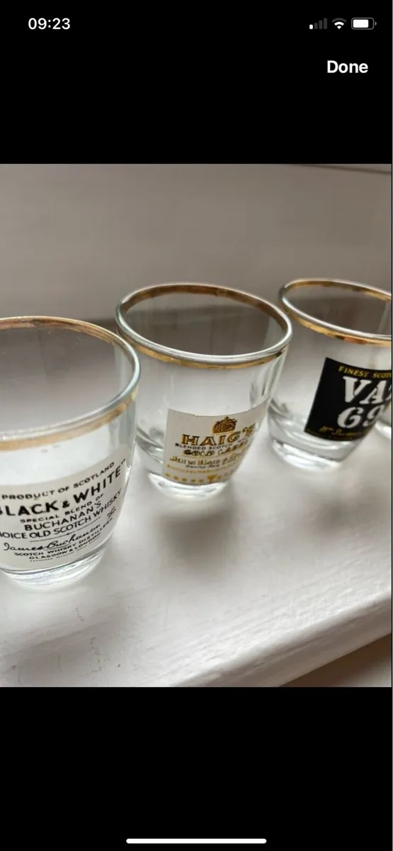 Irish/ Scotch Whiskey Shot Glasses - Image 3