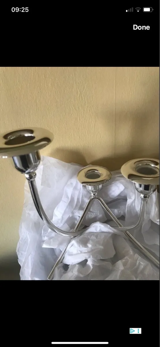 Newbridge Silver Candleabra - Image 3