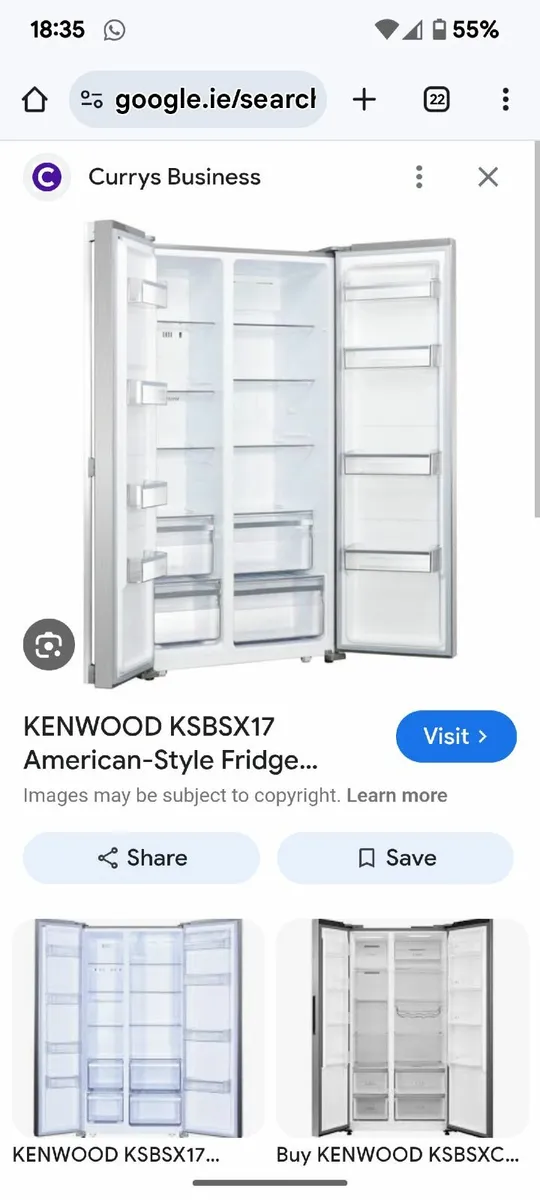 Kenwood American Fridge Freezer - Image 2