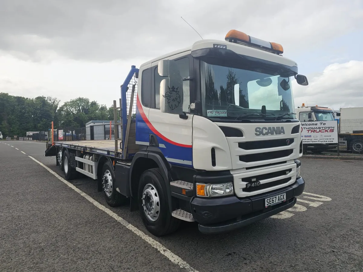 2017 Scania P410 8X2 32ft Beavertail/Cheesewedge - Image 1