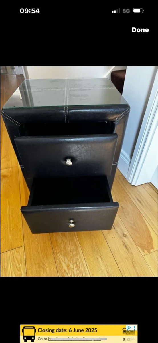 Faux Leather Brown Locker - Image 2