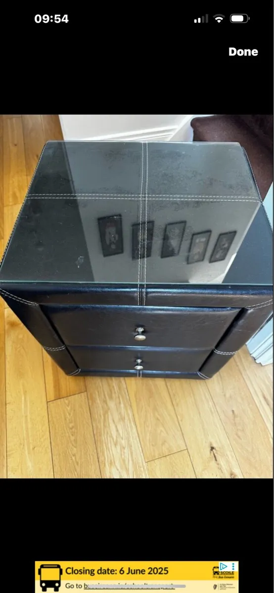 Faux Leather Brown Locker - Image 3