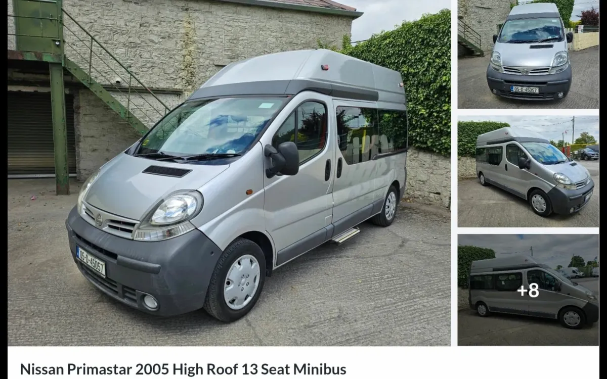 Nissan Primastar 1,9 Privat 9 or 13 seats - Image 1