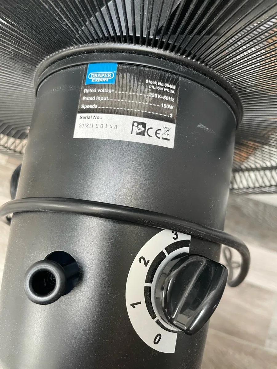 Industrial Floor Fan - Draper - Image 2