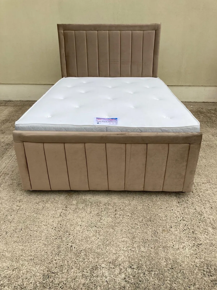 Bumper sandy divan beds and mattress - Image 2