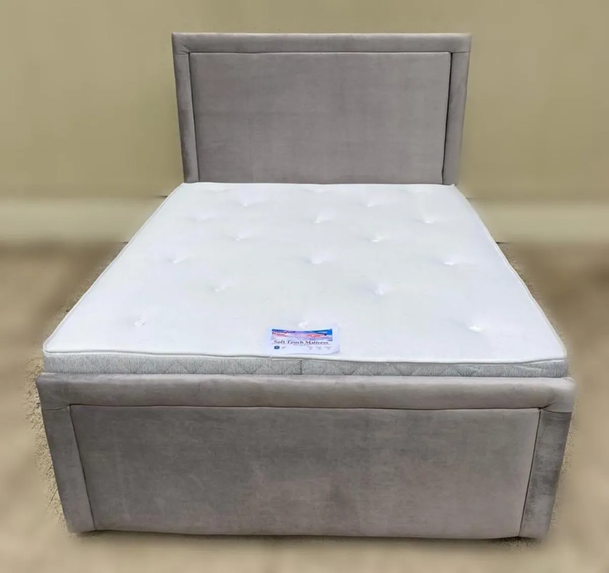 Bumper sandy divan beds and mattress - Image 3