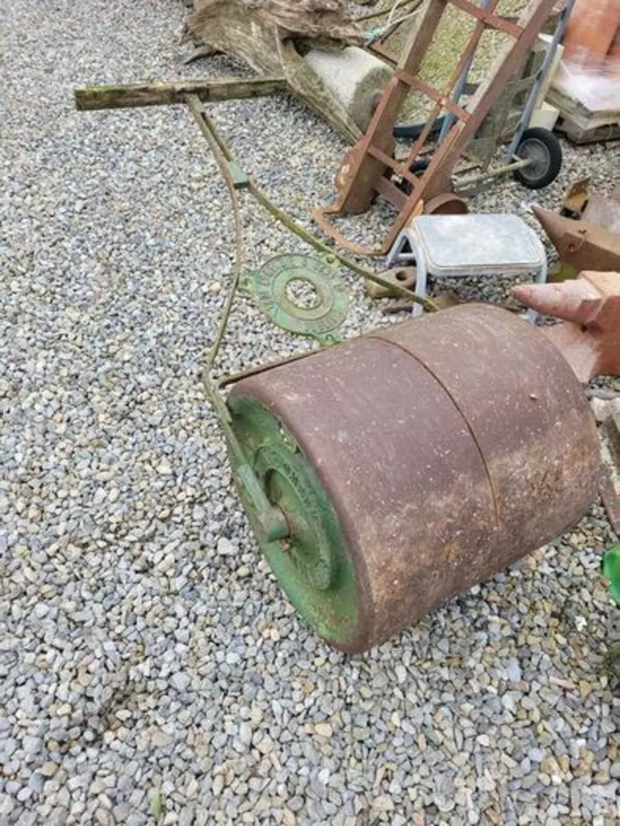 Antique Victorian Lawn Roller delivery available - Image 2