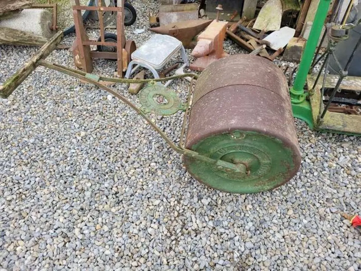 Antique Victorian Lawn Roller delivery available - Image 3