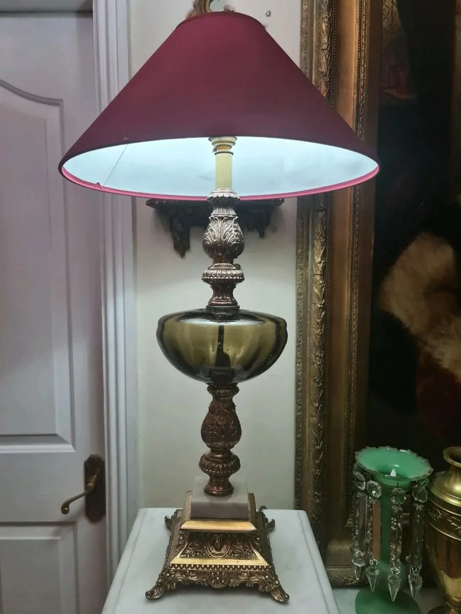 Large vintage lamp - Image 1