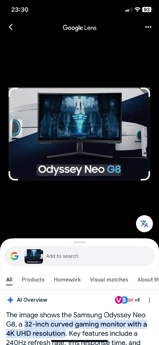 Gaming Monitor- Samsung Neo G8 - Image 1
