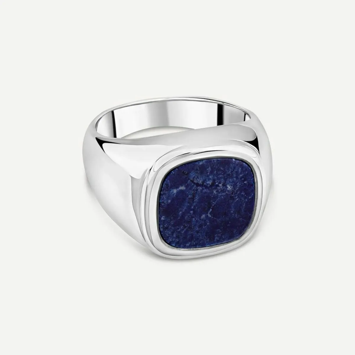 Mens silver ring - Image 4