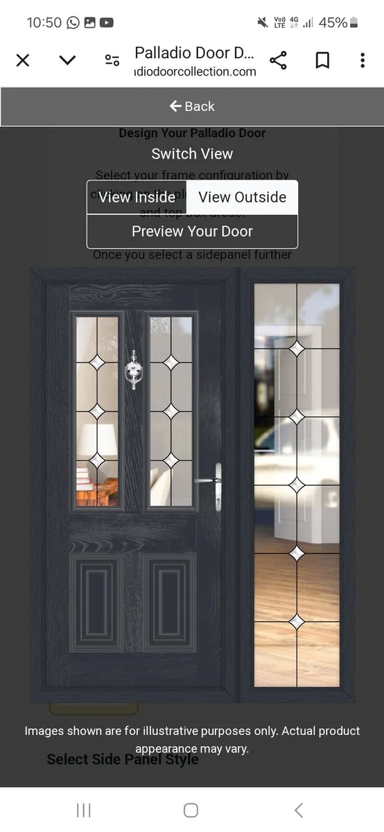 Composite door New Grey
