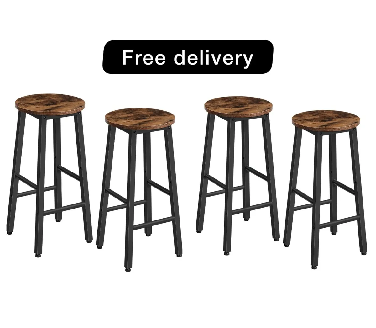 4  Bar Stools - Image 1
