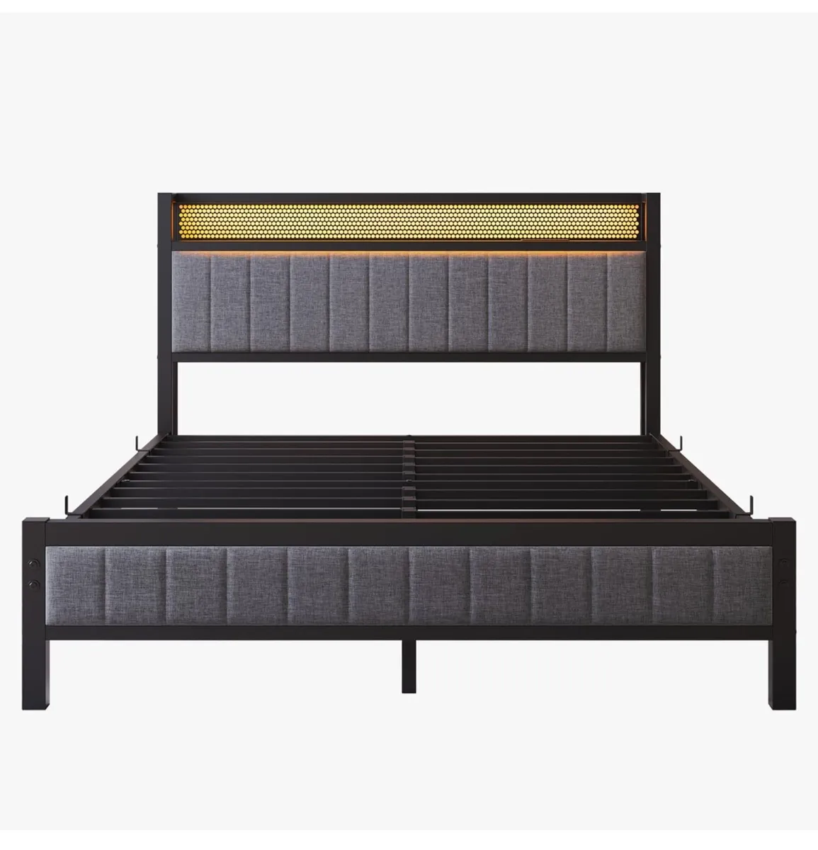 Kingsize with Charging Station USB Ports and LED L - Image 2