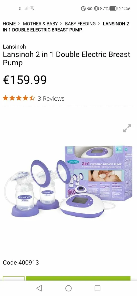 Breast pump