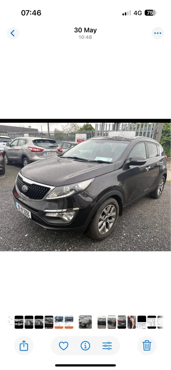 Black Kia Sportage 1.7 diesel - Image 4