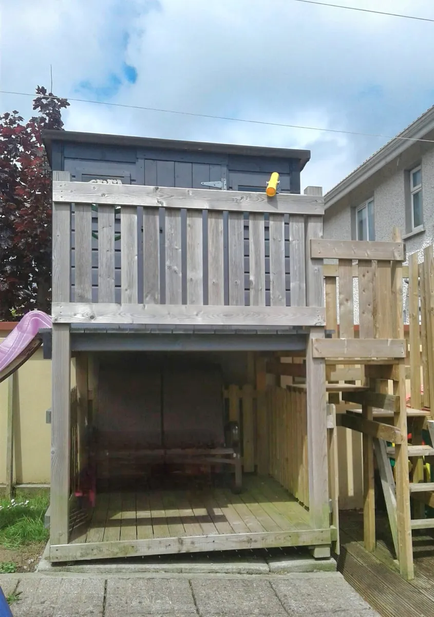 Garden slide and playhouse - Image 4