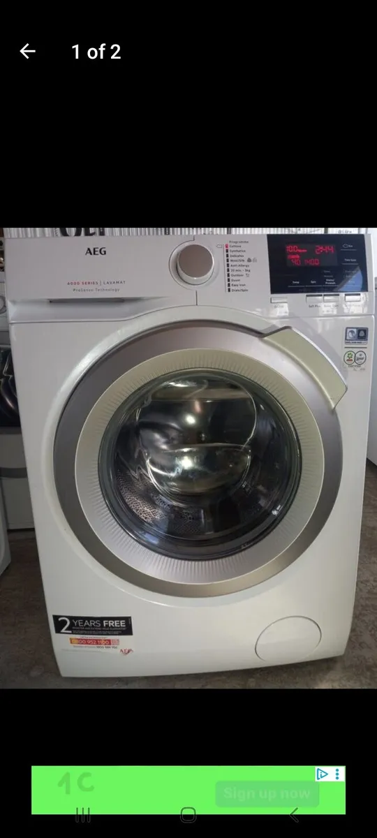 Aeg washing machine - Image 1